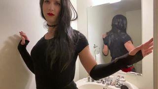 Sexy transgender goth