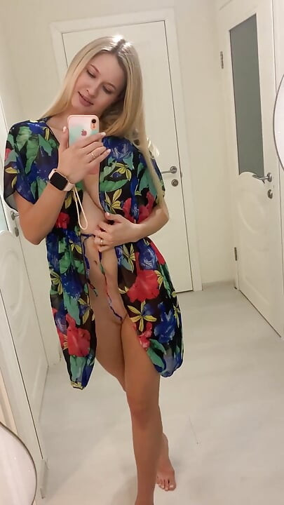 Home Tease Without Panties
