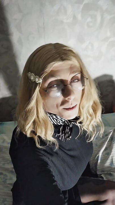 Blonde Sissy Relaxes with Toys After a Passionate Night with Her Boyfriend