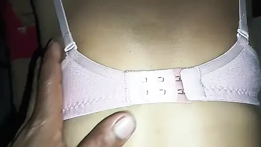 My husband slid my petticoat with me and fucked my hot pussy in doggy style.