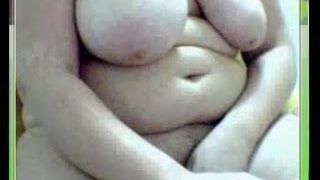 웹캠에서 뚱뚱한 발정난 이스라엘 소녀
