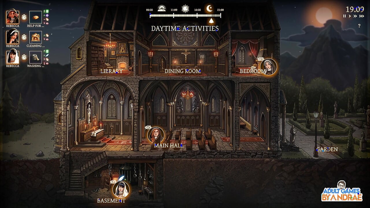 Sisters in Sin Gameplay Part 9 - Conflict Inside the Monastery