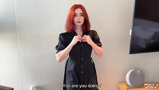 A Beautiful Red-Haired Stranger Was Refused, But Still Came To My Room For Sex