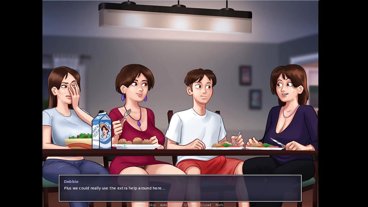 Summertime Saga - Jenny got pregnant - Diana gave me a handjob under the table - new science project is amazing FH