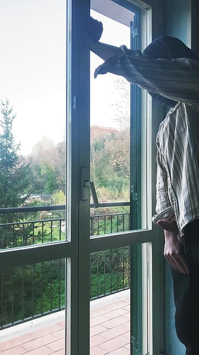 I masturbate in front of the window hoping someone will see me