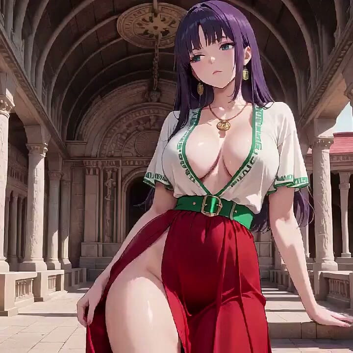 Purple Hairs Roman Holiday! Secrets Under the Red & White Robes