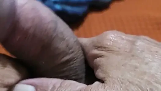Touchimg my dixk and my dildo