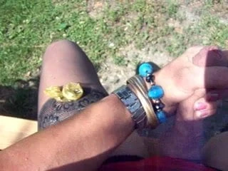 Outdoor with condom