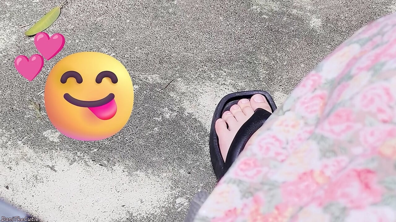you cant stop staring at a shy tgirl's hot feet DaniTheCutie