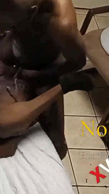 Powerful moment from "African American Ebony enJoi Da Pussy Butt Naked Model 03"
