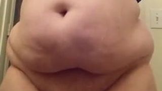 Bbw strip-tease