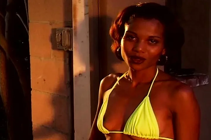 Slim Ebony Babe Gets a Facial From Her Dreams