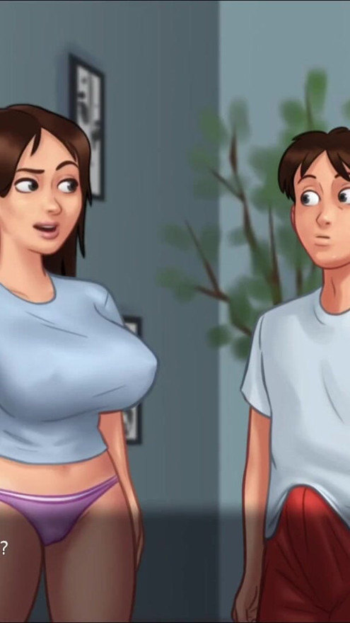 A Lonely Horny MILF Landlady Was Caught Masturbating Her Juicy Pussy By Her Horny Pervert Tenants - Summertime Saga 3D Games | Clip 2
