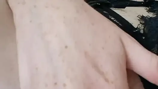 Close Up Fingering And Stretching My Hairy Pink Pussy