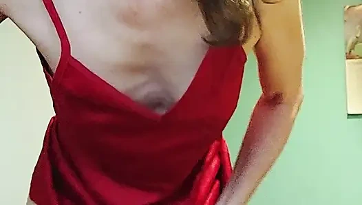 Sevgililer gününün ateşli oyuncu orta yaşlı seksi kadın!.