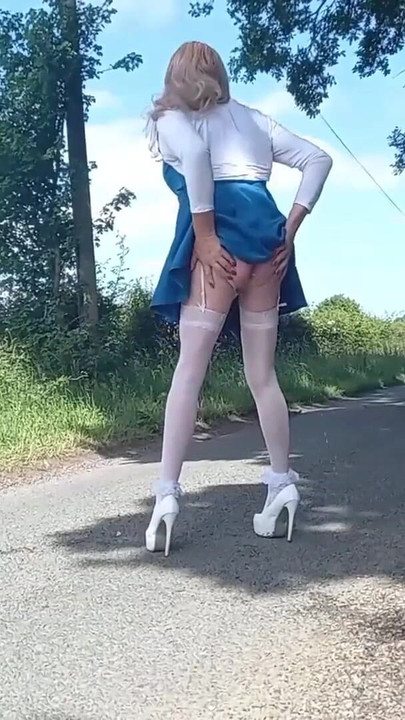 Captivating moment from "CD Tgirl Gina Milk Squirting and Pissing compilation"