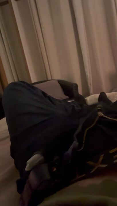 Intense hard wank