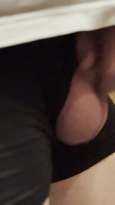 Memorable moment from "Amateur guy flashes in hotel lift"