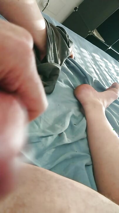 A morning handjob