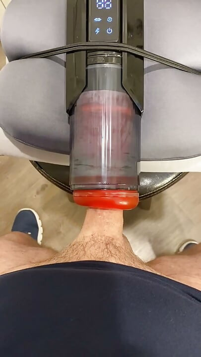 加特林玩具评论和第一人称视角演示与三次射精！