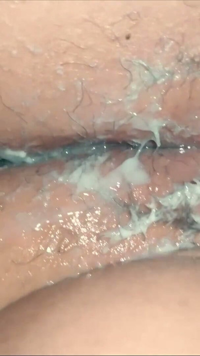 Naughty guy fucking my pussy sideways, thrusting till it's all creamy and frothy | Clip 2