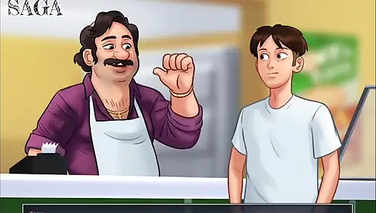 SummerTime Saga: муж-куколд наблюдает осеменение своей жены от другого мужика - Ep6