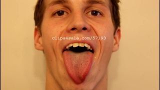Tongue Fetish - Aaron Tongue Part13 Video1