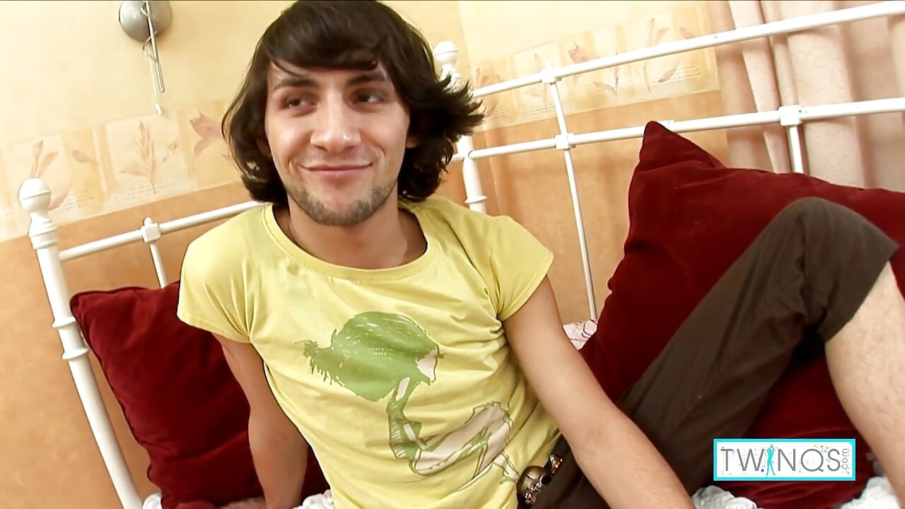 Twink Kevin A Strips Down And Lets Cedric R Blow Him On The Bed!