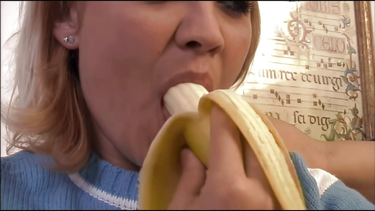 These 2 Sluts Eat a Banana First, Then Take 2 Cocks