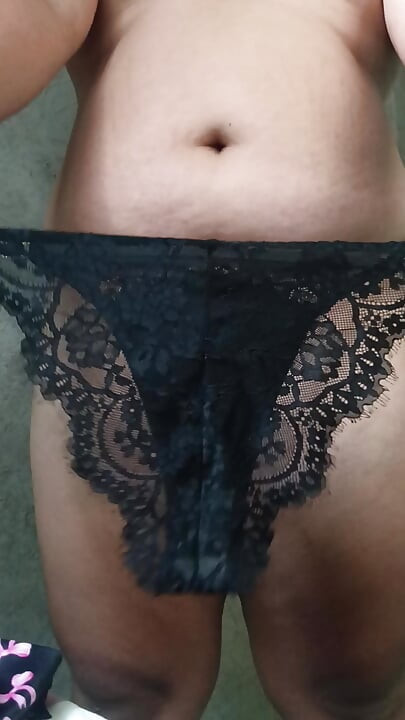 Satin panty Try on! This makes you horny making you wear one!