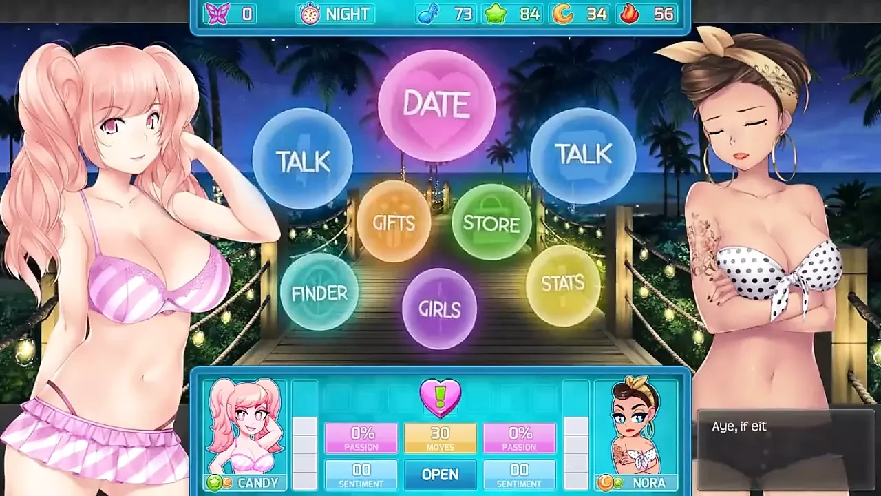 Huniepop 2 - Encontro Duplo - Parte 6 Tesão lingerie babes por Loveskysan