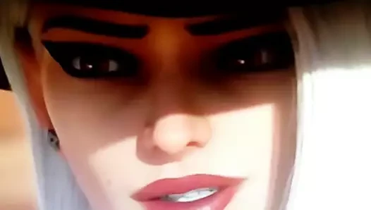 Ashe boşalmak haraç overwatch