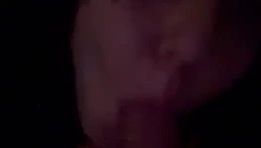 18 Year Old Gives BJ at Night