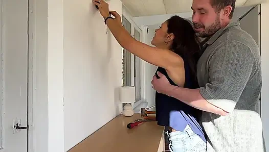 Tante hot dikelabui sama kuli bangunan dan berujung dientot habis-habisan