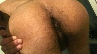 Hairy and nude