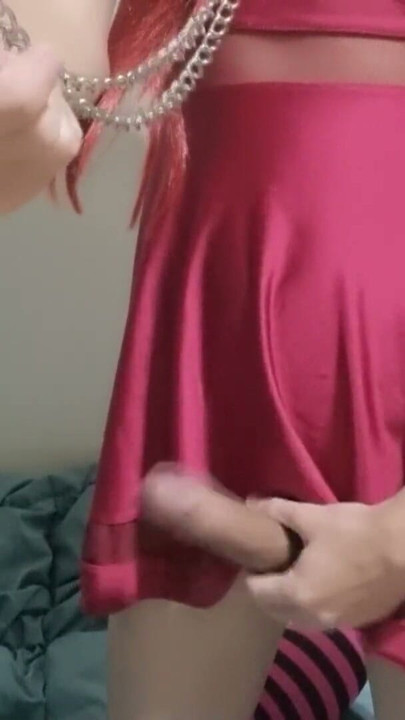 HOT REDHEAD SISSY MAKING DADDY HORNY | Clip 1