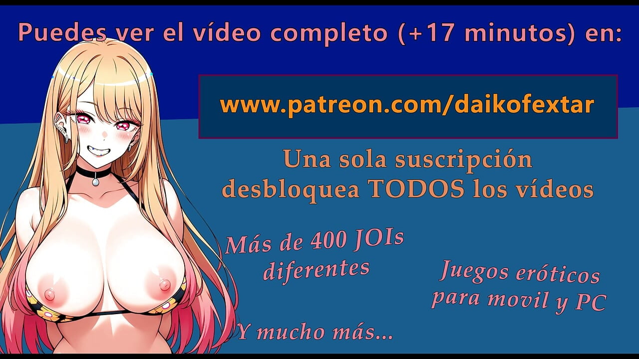 スペイン語音声 JOI Hentai。マリンとミクが順番にあなたを手淫する!