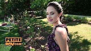 Itspov - scopata anale nel parco con la sexy sconosciuta Alyssa Bounty