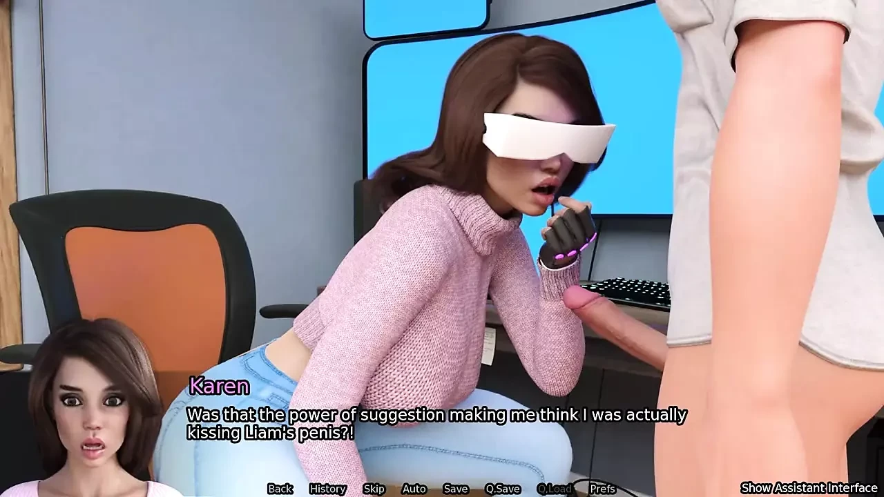 Maćeha mi puši kurac dok nosim VR head set- the sexbot #26 gameplay