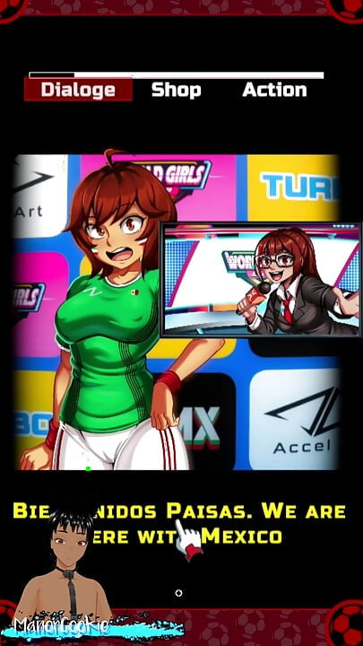 World Cup Girls - Vertical - A FIFA world cup game and Mexico has challenged us and we might get a special blow job!