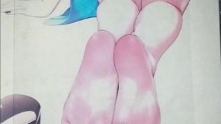 Sperma eerbetoon Ibaraki voeten (fgo)