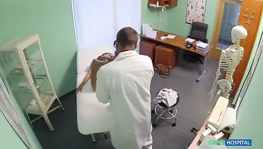 Fake Hospital - Hot Young Ass Talked Into Full Examination Takes a Creampie