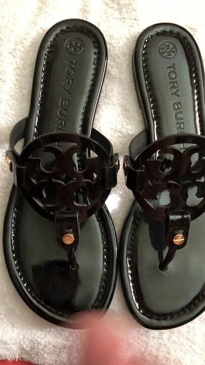 Her new Miller sandals never stood a chance