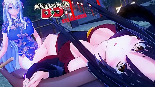 Seks kimono Rias Gremory di festival - DXD NTR Madness Series