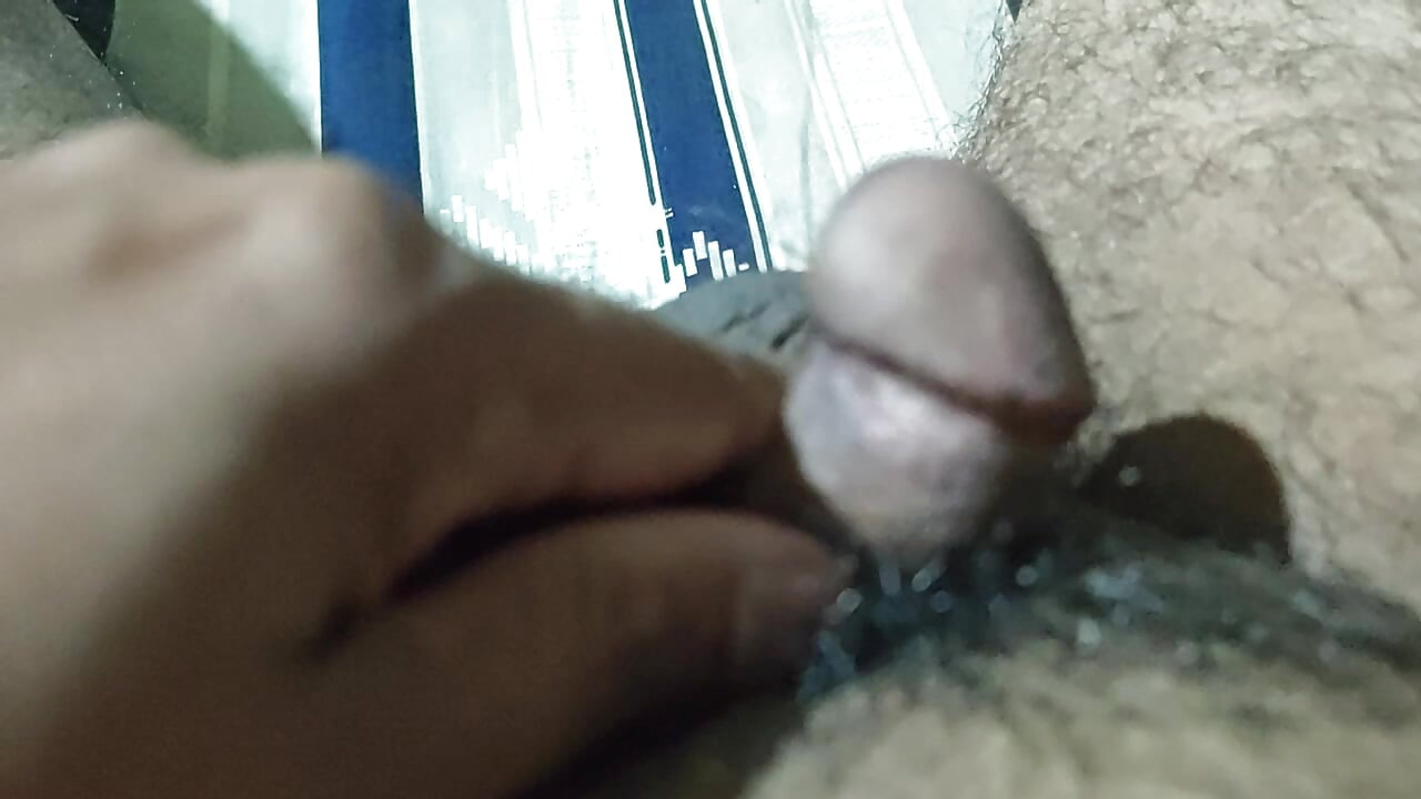 Simple Man trying to hard cock at Room