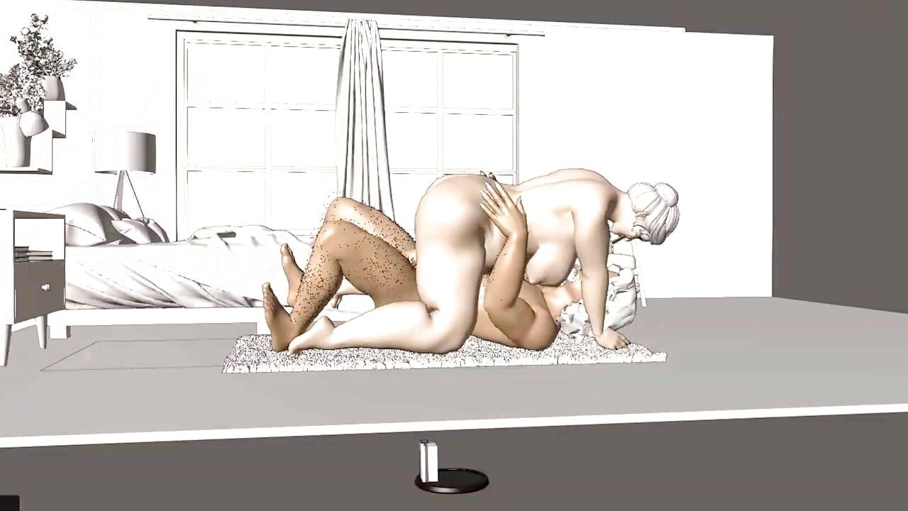 Mais recente animação 3D - experiências de sexo 3D para adultos