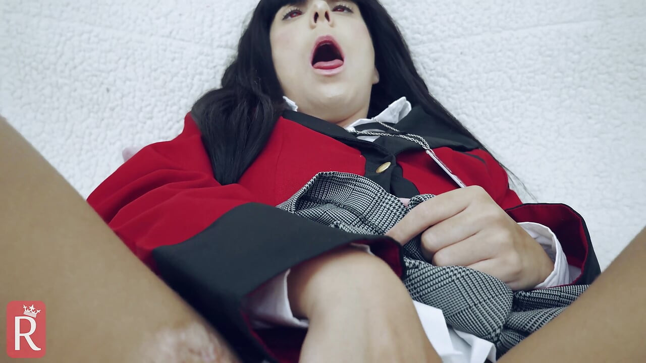 Yumeko jabami lets a fuck with fuck machine
