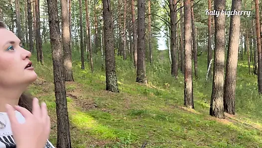 Stepmom caught stepson masturbating while hiking in the woods