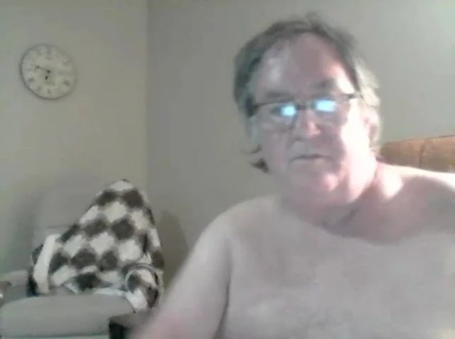 Daddy cums on cam
