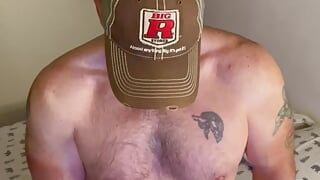 Hunky Country Daddy Stroking Cock
